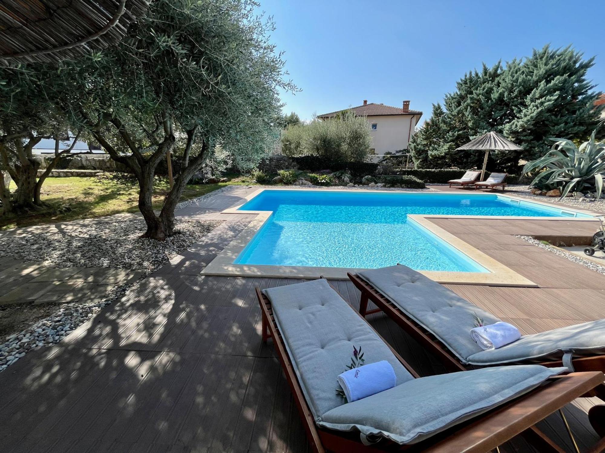 Villa Cimic Krk Town Extérieur photo